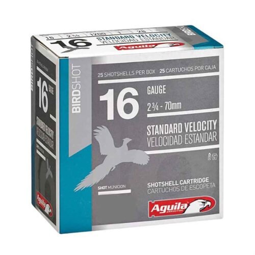 Aguila BirdShot 16 Gauge 2-3/4in #8 1oz Upland Shotshells – 25 Rounds