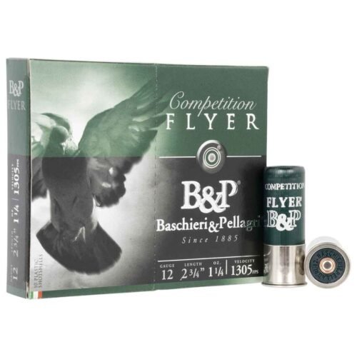 B&P Flyer 12 Gauge 2-3/4in #7.5 1-1/4oz Upland Shotshells – 10 Rounds