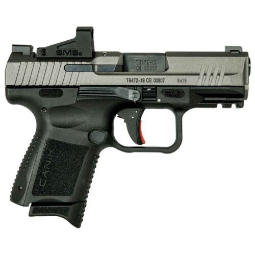 Canik TP9 Elite With Shield SMS2 Red Dot Sight 9mm Luger 3.6in Cerakote Pistol – 15+1 Rounds