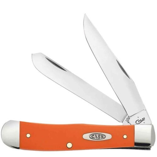 Case Smooth Orange Synthetic Pocket Knives