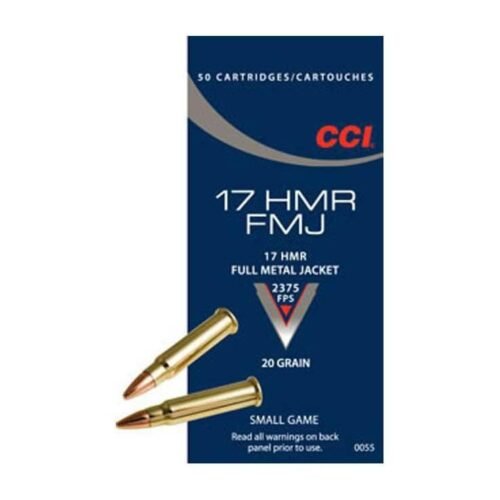 CCI 17 HMR 20gr FMJ Rimfire Ammo – 50 Rounds