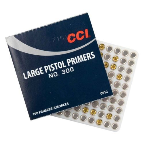 CCI No. 300 Large Handgun Primers – 100 Count