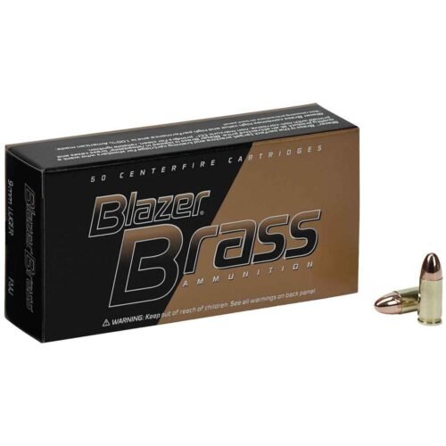 CCI Blazer 9mm Luger 147gr FMJ Handgun Ammo – 50 Rounds