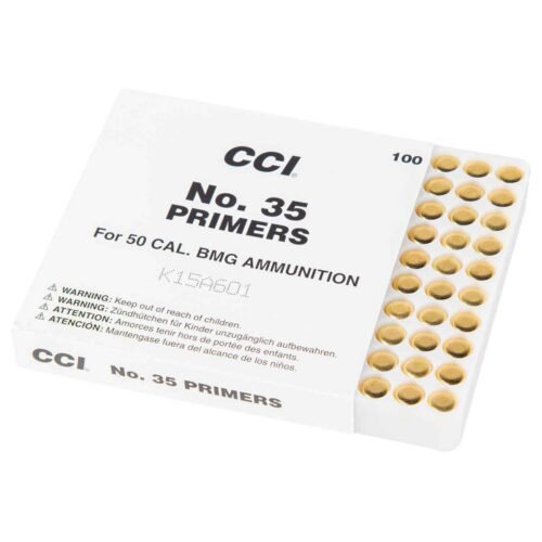 CCI Primers No. 35 50 BMG Rifle Primer – 100 Count