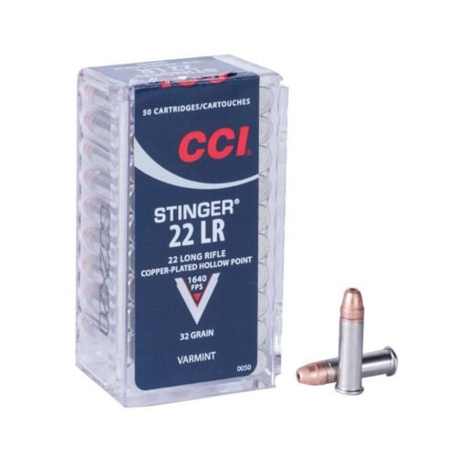 CCI Stinger 22 Long Rifle 32gr CPHP Rimfire Ammo – 50 Rounds