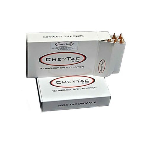 CheyTac 375 Cheytac 350gr FMJ Rimfire Rifle Bullets – 50 Rounds