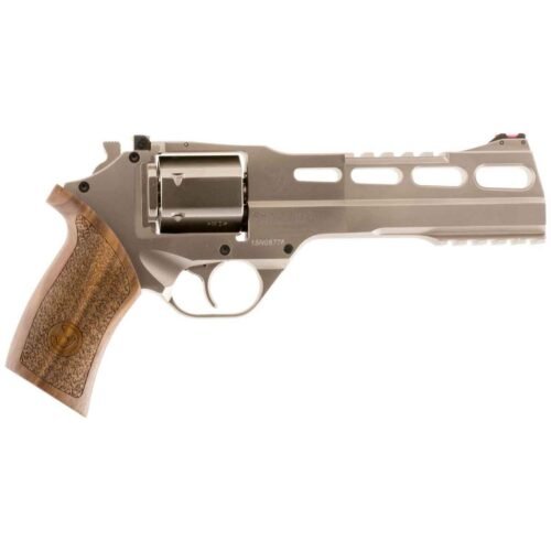 Chiappa Rhino 357 Magnum 6in Nickel Plated Revolver – 6 Rounds