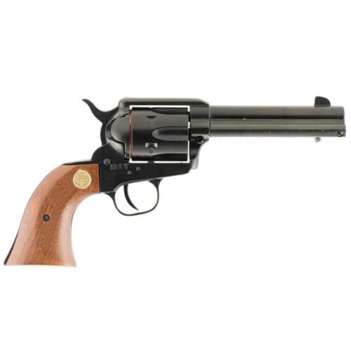 Chiappa 1873 22 Long Rifle 4.75in Blued/Wood Revolver – 6 Rounds