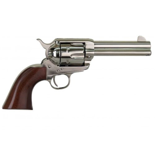 Cimarron Pistolero 357 Magnum 4.75in Nickel Revolver – 6 Rounds