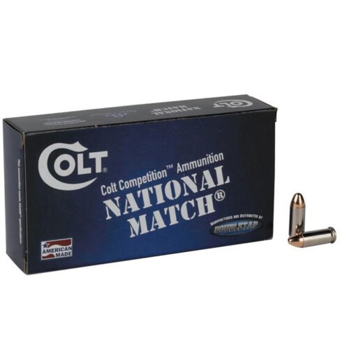 Colt Competition 10mm Auto 180gr FMJ Handgun Ammo – 50 Rounds