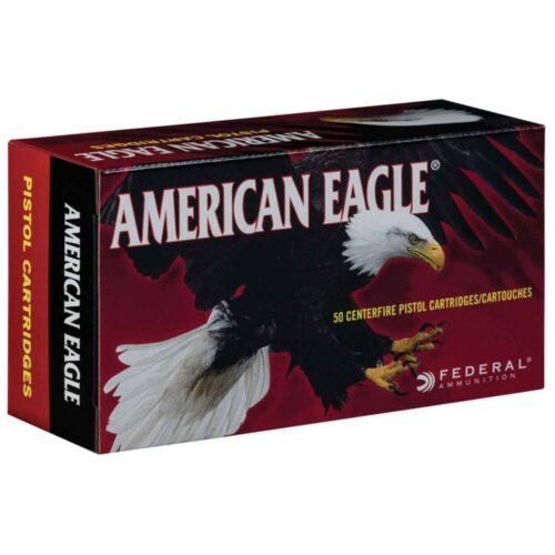 Federal American Eagle 357 Magnum 158gr JSP Handgun Ammo – 50 Rounds