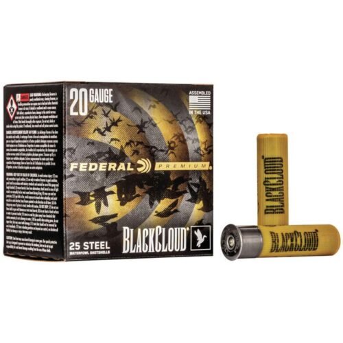 Federal Black Cloud FS Steel 20 Gauge 3in #2 1oz Waterfowl Shotshells – 25 Rounds