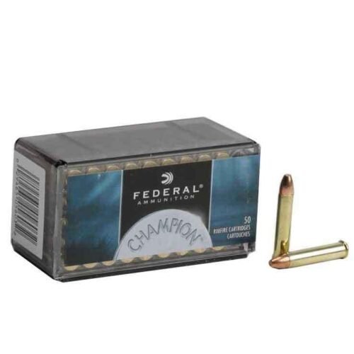 Federal Champion 22 WMR (22 Mag) 40gr FMJ Rimfire Ammo – 50 Rounds