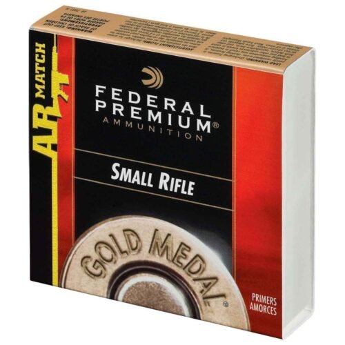 Federal GM Gold Medal Small Rifle AR Match Primers – 100 Count