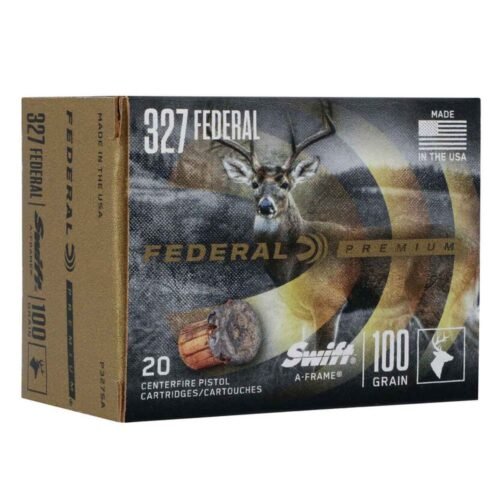 Federal Premium 327 Federal Magnum 100gr Swift A-Frame Handgun Ammo – 20 Rounds