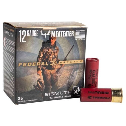 Federal Premium Bismuth 12 Gauge 2-3/4in #5 1-1/4oz Upland Shotshells – 25 Rounds