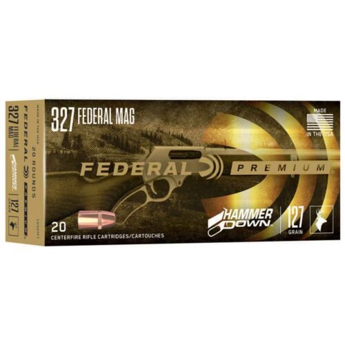 Federal Premium HammerDown 327 Federal Magnum 127gr Bonded HP Rifle Ammo – 20 Rounds