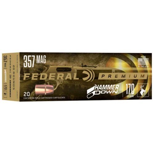 Federal Premium HammerDown 357 Magnum 170gr Bonded HP Rifle Ammo – 20 Rounds