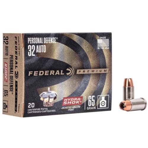 Federal Premium Personal Defense 40 S&W 180gr Hydra-Shok JHP Handgun Ammo – 20 Rounds