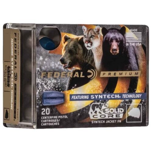 Federal Solid Core 44 Magnum 300gr SJFN Handgun Ammo – 20 Rounds