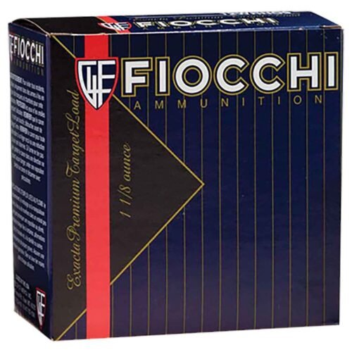 Fiocchi Exacta Target White Rino Lite 12 Gauge 2-3/4in #7.5 1-1/8oz Target Shotshells – 25 Rounds