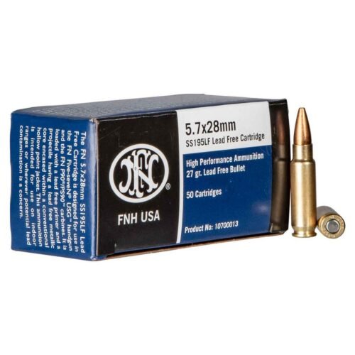 FN High Performance 5.7x28mm 27gr LFHP Handgun Ammo –  50 Rounds