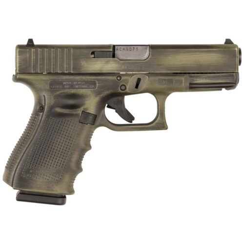 Glock 19 9mm Luger 4.02in Battleworn Cerakote Pistol – 15+1 Rounds