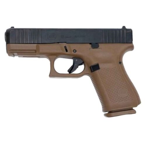 Glock 19 G5 9mm Luger 4.02in Black/FDE Pistol – 10+1 Rounds