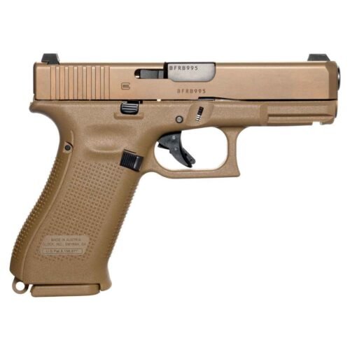 Glock 19X Crossover 9mm Luger 4.02in Coyote nPVD Pistol – 10+1 Rounds