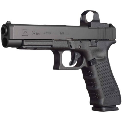 Glock 34 Gen4 MOS 9mm Luger 5.31in Black Pistol – 10+1 Rounds