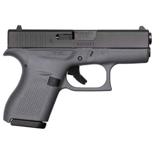 Glock 42 380 Auto (ACP) 3.25in Gray Pistol – 6+1 Rounds