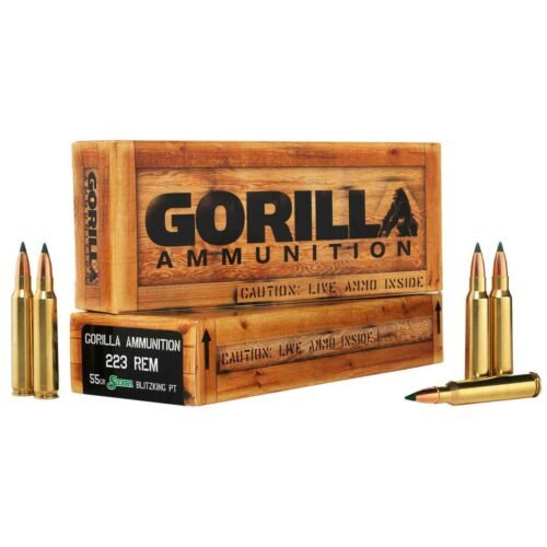 Gorilla Ammo Match 223 Remington 55Gr Rifle Ammo – 20 Rounds