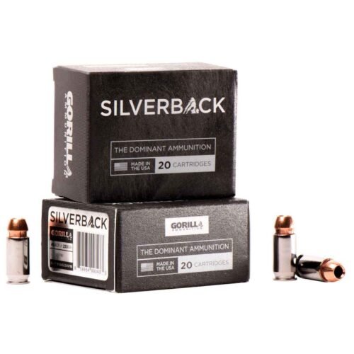 Gorilla Ammo Silverback FBI Penetration 45 ACP 230Gr SCHP Handgun Ammo – 20 Rounds