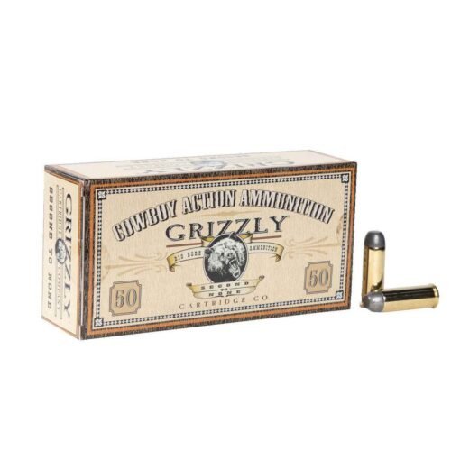 Grizzly Cartridge 45 (Long) Colt 250gr RNFP Cowboy Handgun Ammo – 50 Rounds