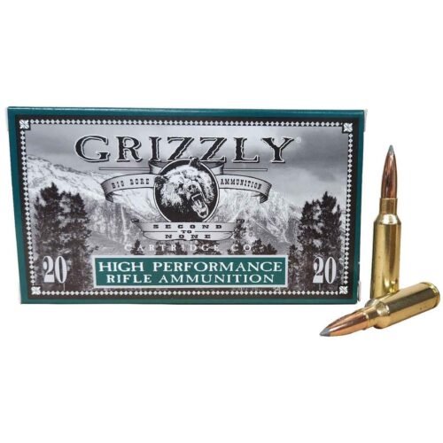 Grizzly Cartridge Long Range 6.5 Creedmoor 142gr Polymer Tipped Rifle Ammo – 20 Rounds