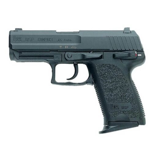 HK USP45 V1 Compact 45 Auto (ACP) 3.78in Blue Pistol – 8+1 Rounds