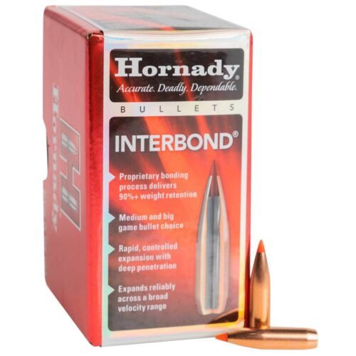 Hornady 25 Cal Interbond 110gr Reloading Bullets – 100 Count