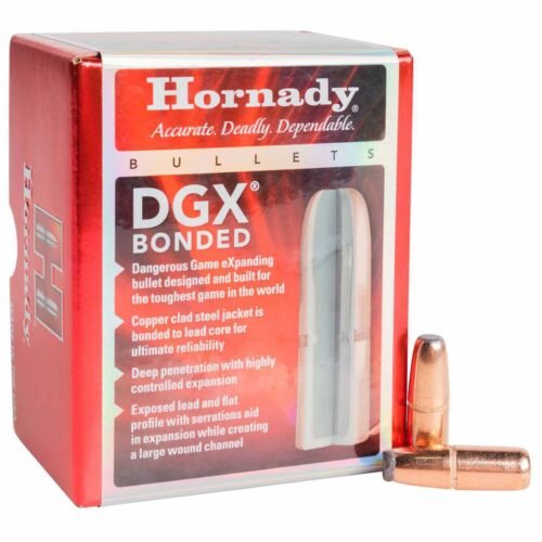 Hornady DGX Bonded 416 Cal/.416in DGX Bonded 400gr Reloading Bullets – 50 Count