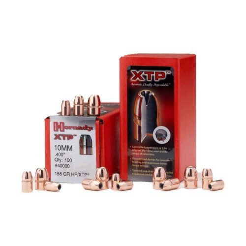 Hornady XTP 9mm Luger/ .355 Full Metal Jacket 90gr Reloading Bullets – 100 Count