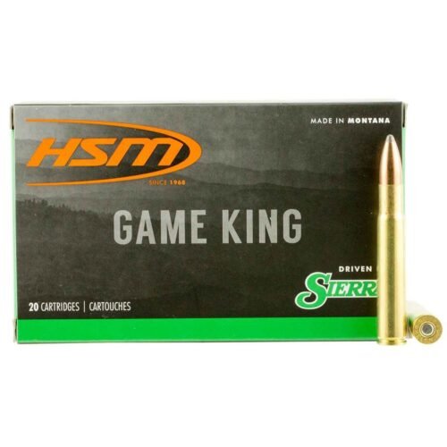 HSM Game King 35 Whelen 225Gr SGSBT Rifle Ammo – 20 Rounds