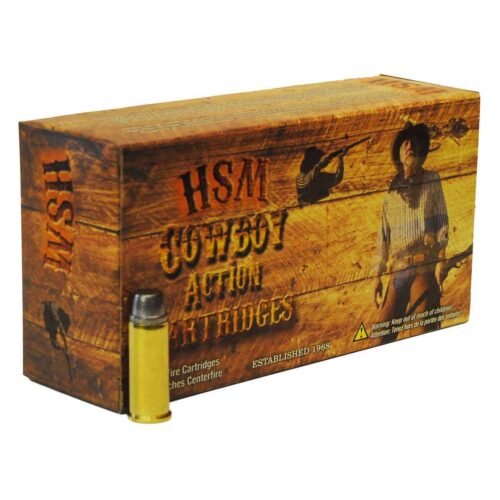 HSM Cowboy Action 38-40 Winchester 180gr RNFP Handgun Ammo – 50 Rounds