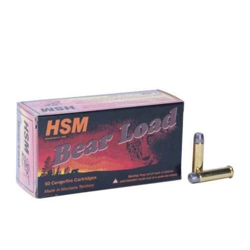 HSM Bear Load 357 Magnum 180gr RNFP Handgun Ammo – 50 Rounds