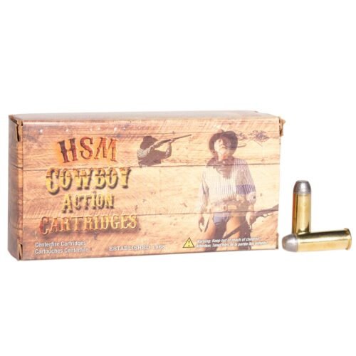 HSM Cowboy Action 44-40 Winchester 200gr RNFP Rifle Ammo – 50 Rounds