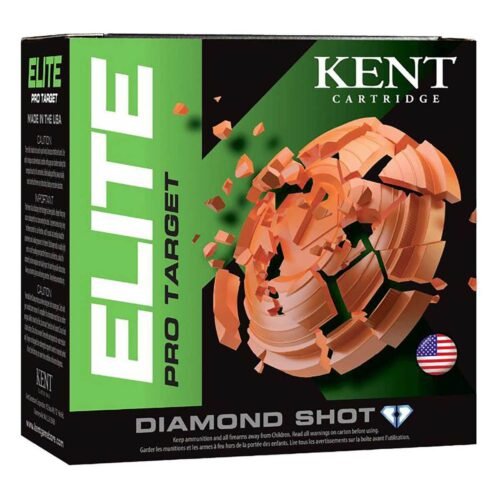 Kent Cartridge Elite Pro Target 12 Gauge 2-3/4in #7.5 1-1/8oz Target Shotshells – 25 Rounds