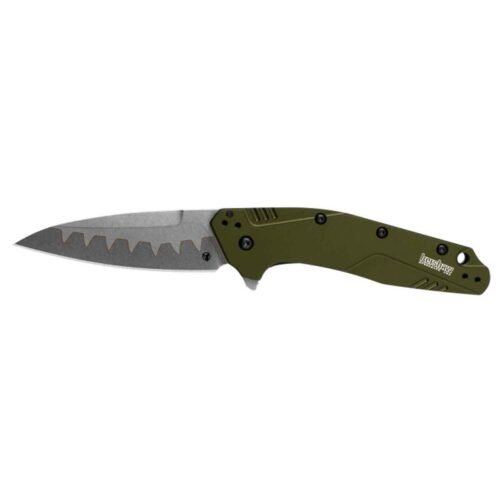 Kershaw Dividend 3 inch Folding Knife – Olive Green