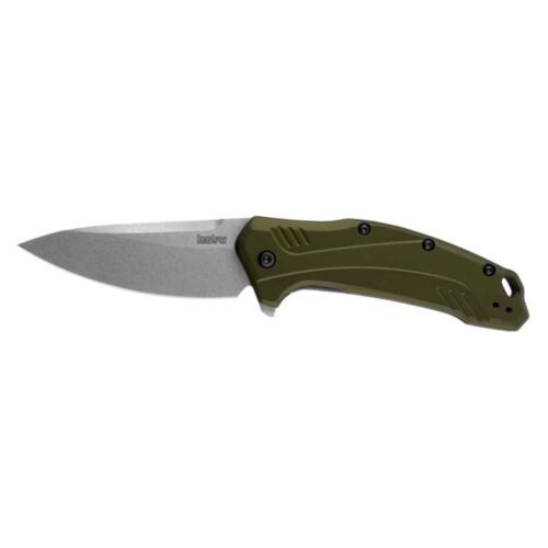 Kershaw Link 3.25 inch Folding Knife – Olive Green