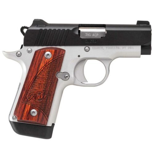 Kimber Micro 380 Auto (ACP) 2.75in Brush Polish/Satin Silver Pistol – 7+1 Rounds