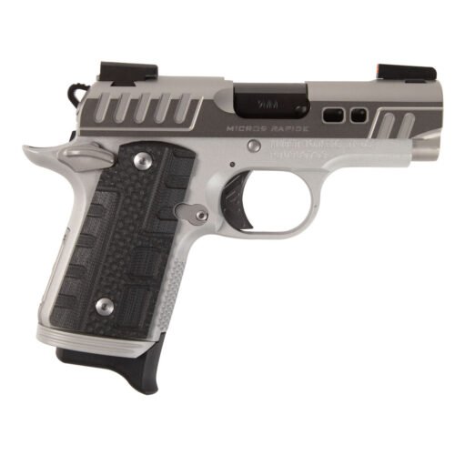 Kimber Micro 9 Rapide Black Ice 9mm Luger 3.15in Silver Pistol – 7+1 Rounds