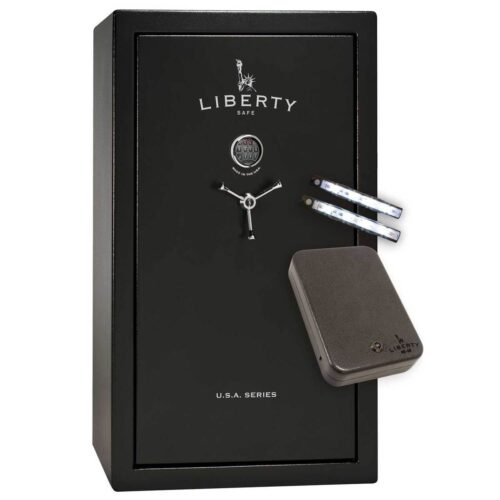 Liberty Safes USA-30 30 Gun Safe Package – Black