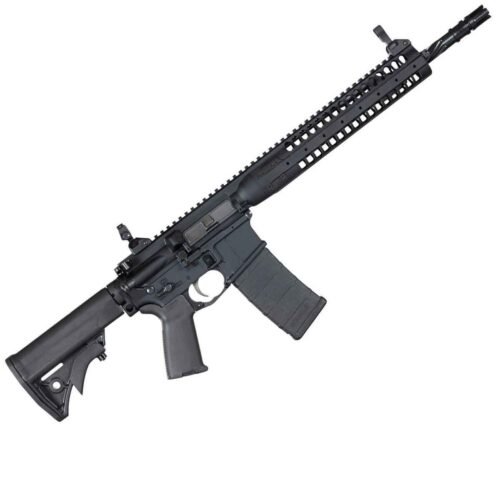 LWRC Individual Carbine 5.56mm NATO 16in Black Anodized Semi Automatic Modern Sporting Rifle – 10+1 Rounds